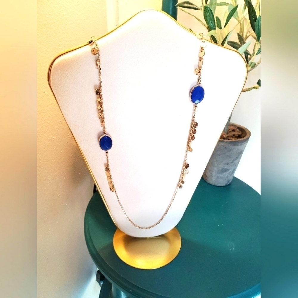 Dainty Long statement necklace
